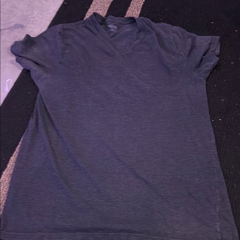 Men's Black V-Neck T-Shirt